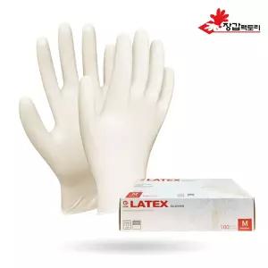 G클럽 라텍스장갑 100매 식품용 요리용 식품용인증