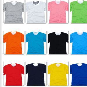 아동 반팔티 어린이 단체복 하늘색 보라색 핑크 민트 노랑 초록색 빨간색