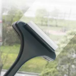 멀티 방충망 유리닦이 청소 브러쉬 방충망 먼지 제거 극세사솔 스퀴지 브러쉬