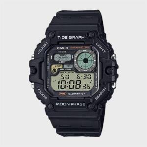 CASIO 카시오 WS-1700H-1A 해양 레저 스포츠 디지털시계 블랙