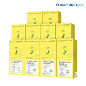 바디닥터스 유기농 NFC 레몬즙 프리미엄 100 10박스