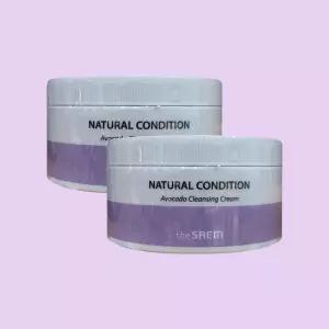 2개 더샘 내추럴 컨디션 아보카도 클렌징 크림 300ml