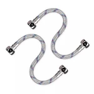 세면기고압호스 2개 세면대 욕실 수도연결관 부속품/고압/호스/세면대/양변기/호수/세면기/수전/연결/연장