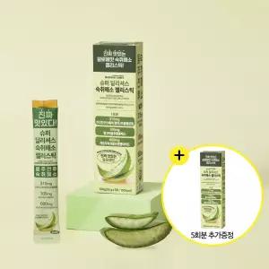 [모닝컴스] 숙취해소제 젤리스틱 알로에맛 20회분 (+5회분 추가증정) / 소비기한 26.08.28