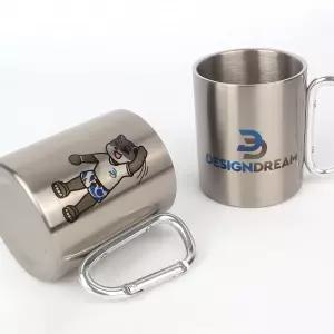 승화전사 실버 카라비너 머그컵 캠핑 낚시 등산