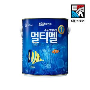 KCC 숲으로홈앤멀티멜 수용성에나멜 실내 DIY 셀프페인팅 친환경 멀티 페인트 0.9L