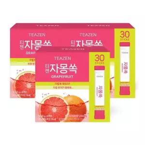[티젠][본사 직영] 티젠 자몽쏙 30스틱입x3박스