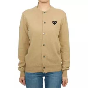 [꼼데가르송] 블랙 하트 니트 가디건 AX N023 051 3 111226053