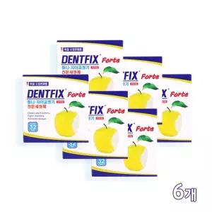 덴트픽스 포르테 틀니세정제 32정x6개
