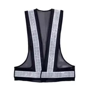 신호수조끼 X반도 곤색 백색띠/반사/야간/야광/안전/작업용/방범용/경비/교통/공사장/조끼/형광
