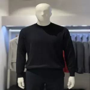 [트루젠] 트루젠 FW 블랙 울블랜드 하프터틀넥 남자 기본 반목 니트 티셔츠 428818011054-1