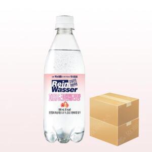 라인바싸 탄산수 피치크랜베리향 500ml x 2박스 (총40개)