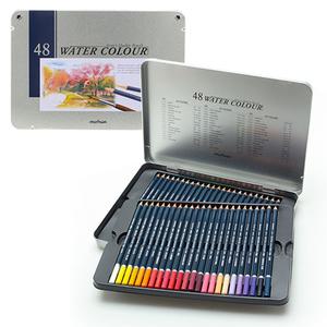 문화 넥스프로 수채 색연필 48색 틴케이스