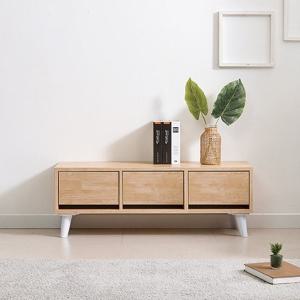 땡스리빙 3칸 서랍 거실장 5colors 티비다이 tv다이 거실장식장