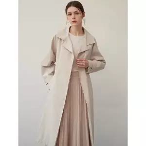 [쉬즈미스]미니멀 히든버튼 벨티드 트렌치코트  택가격  428000원 _P384828329