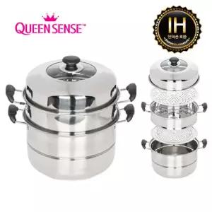 세신퀸센스 센싱 인덕션 26CM 2단찜냄비