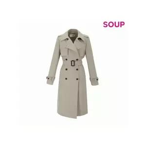 [하프클럽/숲]SOUP 정통 롱기장 트렌치코트 SB2BB80
