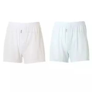 [와코루]남)얇고 시원한 강연사 아사코튼 트렁크 2종세트(WMP8432 WH/BU)..[35100540]