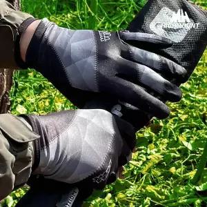 [하프클럽/엑스피크]남자등산장갑 여름용 스마트폰터치 쿨에버원단 UV차단