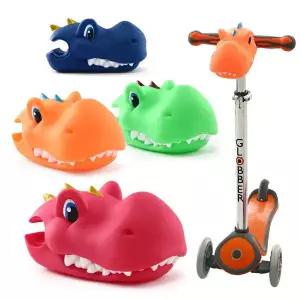 [이앤오]유아 킥보드헤드 공룡 인형 악세사리 다이노소어 헤즈