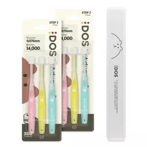도스360 유아 어린이 아기칫솔 6개 + 휴대용케이스