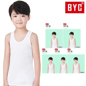BYC 아동 런닝 세트 5매 순면 골지 남아 여아 어린이 민소매 나시 속옷 BYE3400S