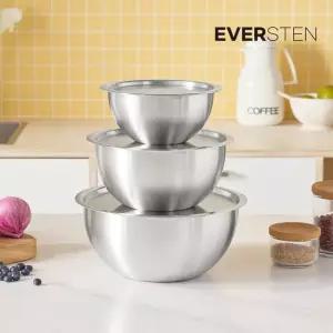 에버스텐 믹싱볼 3종+채반 3종 풀세트/커버포함
