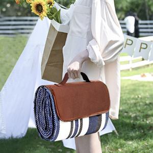 대형 피크닉 방수 돗자리 휴대용 캠핑매트 접이식 손잡이형