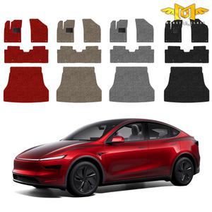 몬스터클래스 테슬라 모델Y 주니퍼 1열+2열+트렁크 코일매트 풀세트 카매트 자동차 발판 용품