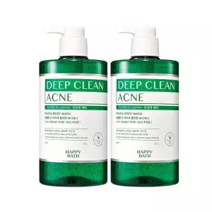 해피바스 딥클린 티트리 아크네케어 바디워시 900g, 2개