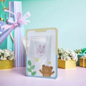 블라인드 안전박스 곰돌이 아크릴 케이스 블라인드줄 정리함 벽부착 어린이집 줄사고방지