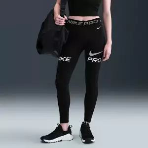[나이키]나이키 프로 여성 미드라이즈 78 메쉬 패널 그래픽 레깅스 HV2307-010
