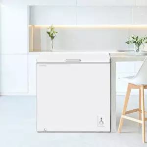 루컴즈 다용도 냉동고 F199M01-W 미니 가정용 소형 업소용 뚜껑식 방문설치