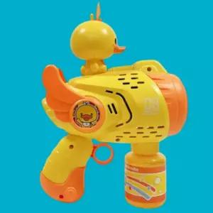 오리 러버덕 자동 버블건 연발 비누 방울총