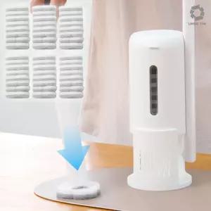 리빙톤 노터치 올인원 청소기 세제일체형수세미 거치대세트 쓱싹 욕실 변기솔 리필