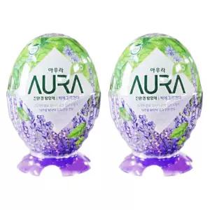 아우라 빅에그 실내용 방향제 라벤더 2개