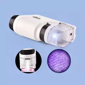 자연관찰 미니 현미경 60~120배율 휴대용 아동 학습용 과학교재 캠프