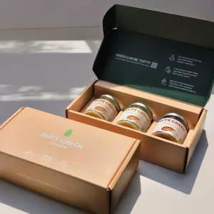 선물세트 100 무가당 땅콩 + 크런치 + 아몬드 버터  무첨가 무설탕 스프레드