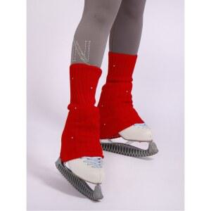 니트 피겨스케이트 발토시 훈련 딥퍼플 방한 발목