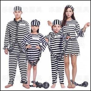 죄수복 가장무도회 의상 슈트 남자 스티 미국 컨셉 남녀