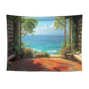 초대형 패브릭 터 패브릭 터 풍경너머