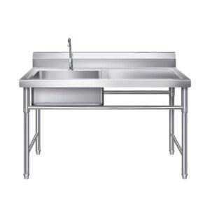 업소용씽크대 영업용 글램핑 보조 가게용 1구 조리대