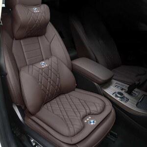 차량용 등받이 머리받침대 등쿠션 운전석 레드 쿠션 허리