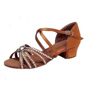 큐빅 라틴댄스화 살사 댄스신발 블랙 슈즈 화려한