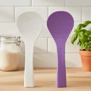 타파웨어 스탠딩 주걱세트(2) 흰색,보라