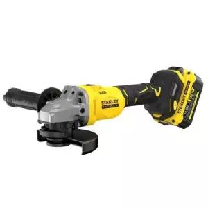 스탠리 충전그라인더 SBG710M1T 20V 4.0Ah BL 125mm 5 -배터리1개 4123594