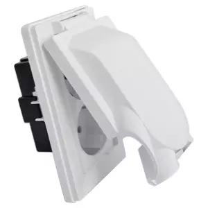 일신 둥근형 매입2구 콘센트 방적형 14039 방우덮개/욕실/매입형/방우/방수형/안전/화장실/주방/방수/거실