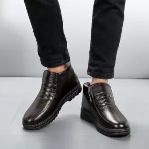 튜린한 혹한기겨울 남성 방한화 털부츠 중년 미끄럼방지 신발