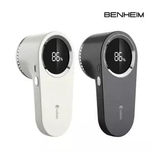 벤하임 충전식 보풀제거기 강력 무선 휴대용 세탁소용 가정용 의류용 6중칼날 LCD LED 보풀제거기 BKL001