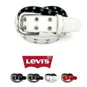 리바이스 벨트 더블 핀 합성 피혁 캐주얼 더블 아일렛